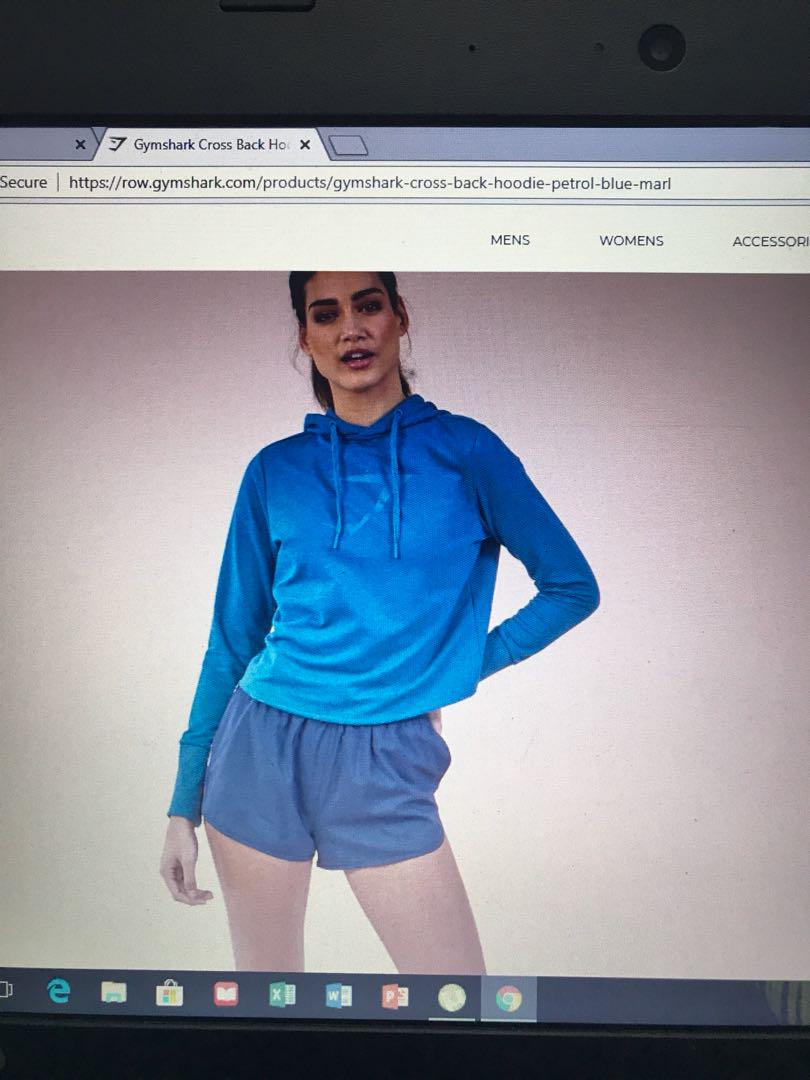 Cross back hoodie gymshark online