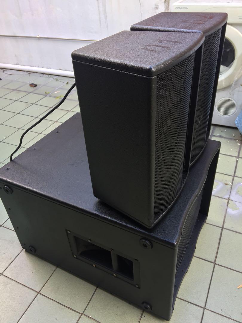 HK audio Lucas Powered Sub+2 top speakers, Audio, Soundbars, Speakers & Amplifiers on Carousell