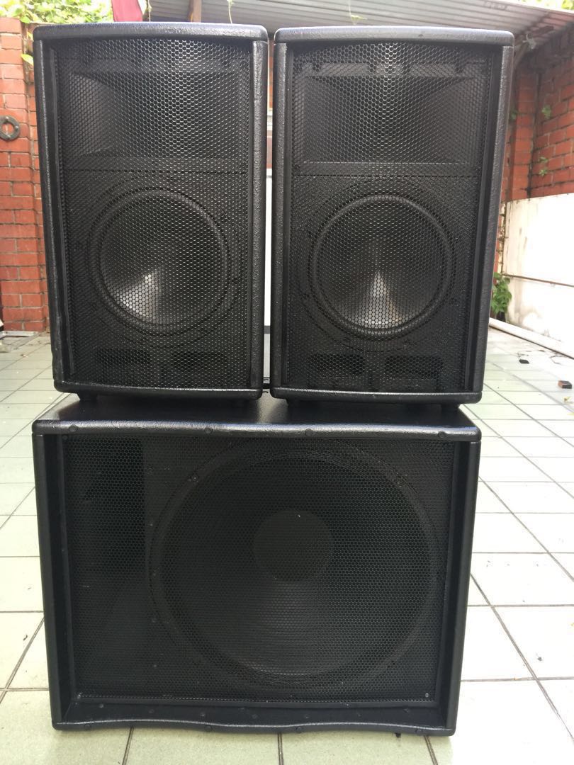 HK audio Lucas Powered Sub+2 top speakers, Audio, Soundbars, Speakers & Amplifiers on Carousell