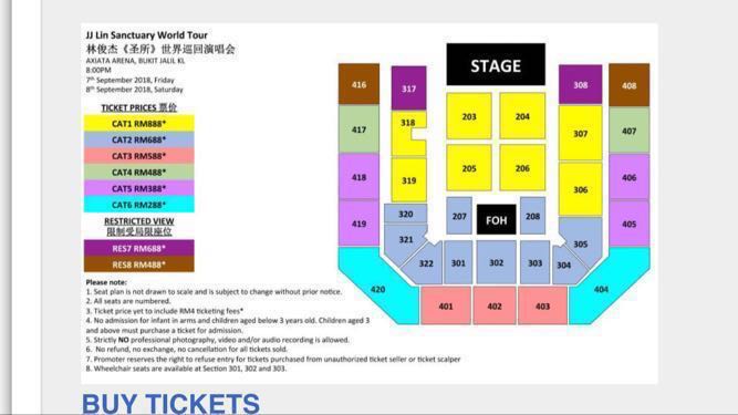 Jj Lin World Tour 2018 7 September 18 8pm Tickets Vouchers Event Tickets On Carousell
