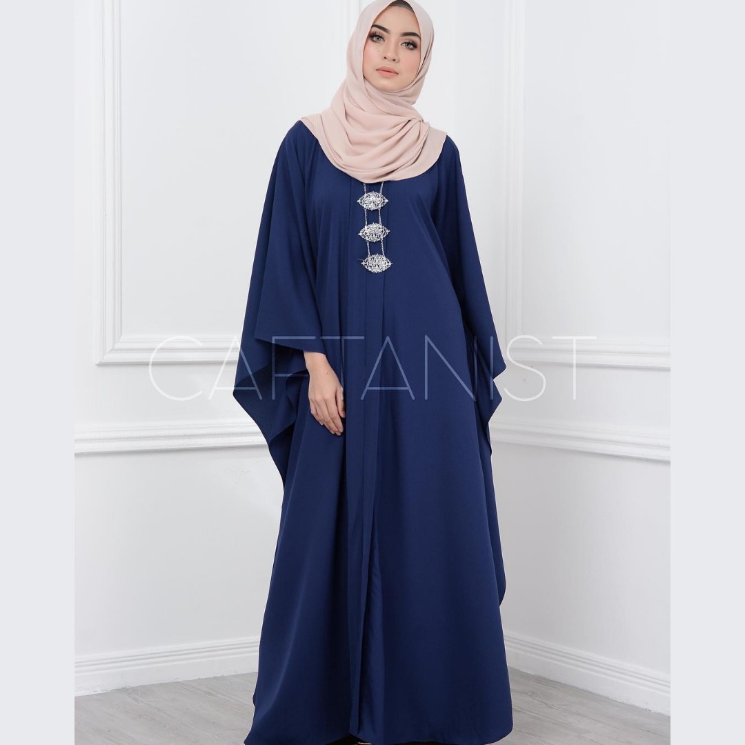 navy blue caftan