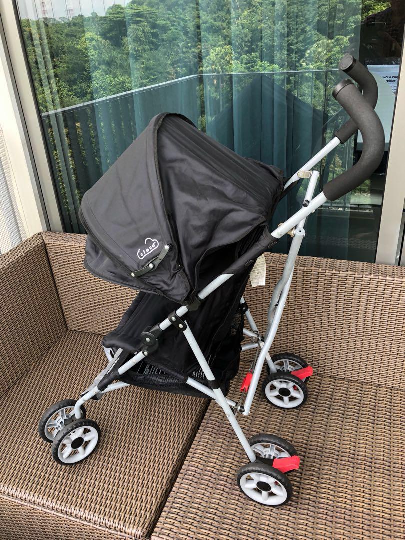 Cloud umbrella stroller top