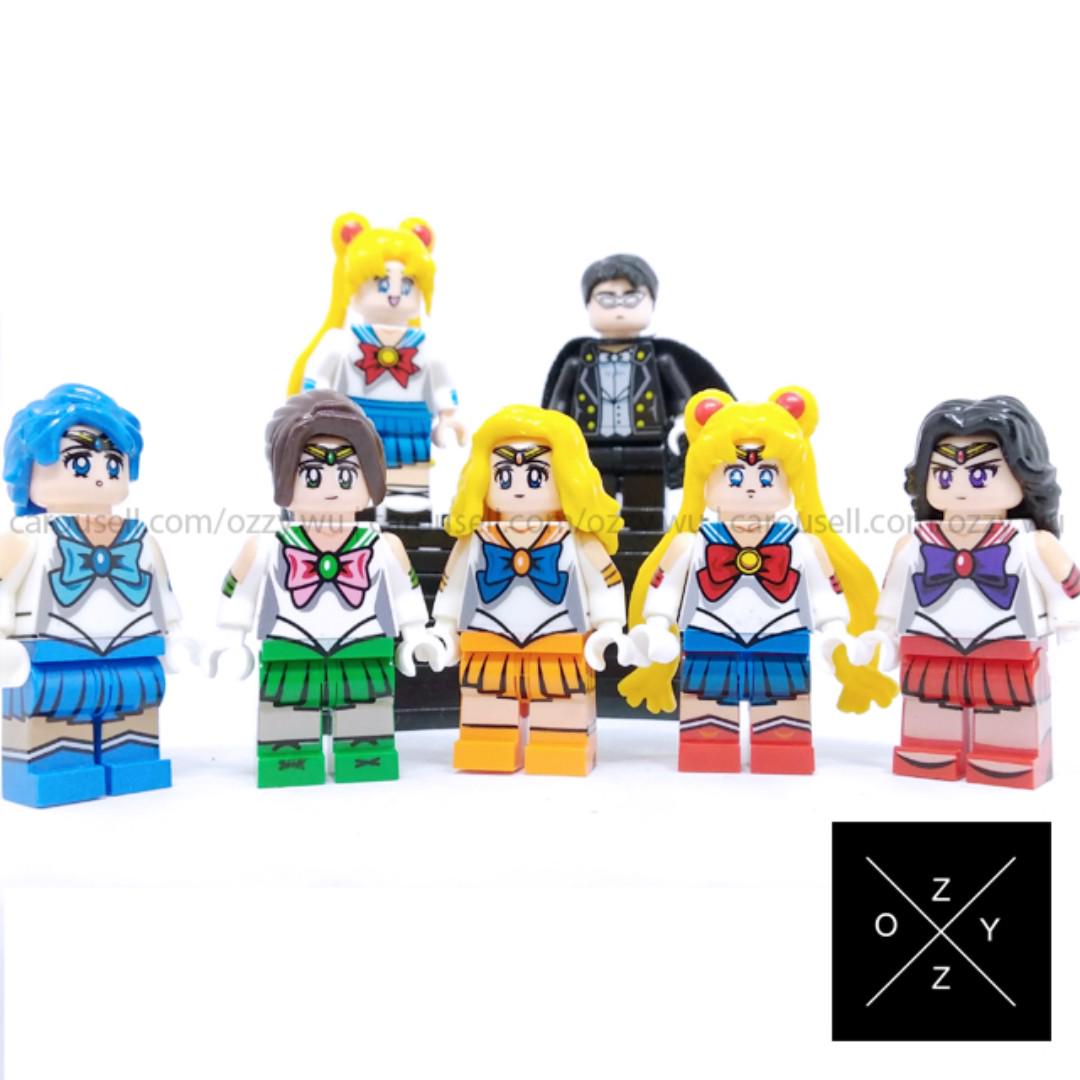 Lego Compatible Minifigures Sailor Moon Set