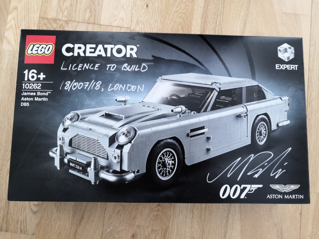 lego creator expert 10262 aston martin db5, toys & games, bricks