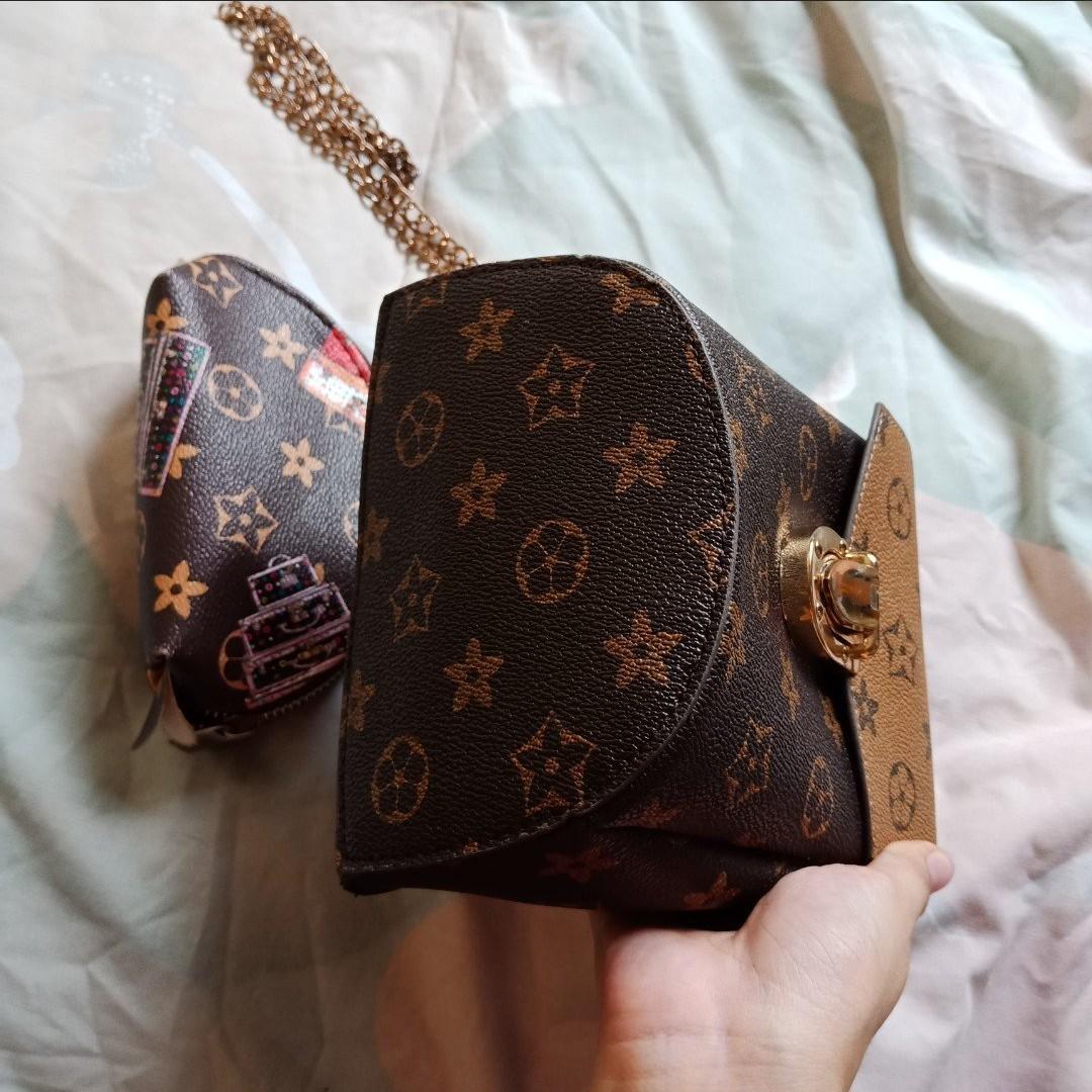 LOUIS VUITTON CHAIN SLING BAG (REPLICA), Women's Fashion, Bags & Wallets,  Purses & Pouches on Carousell