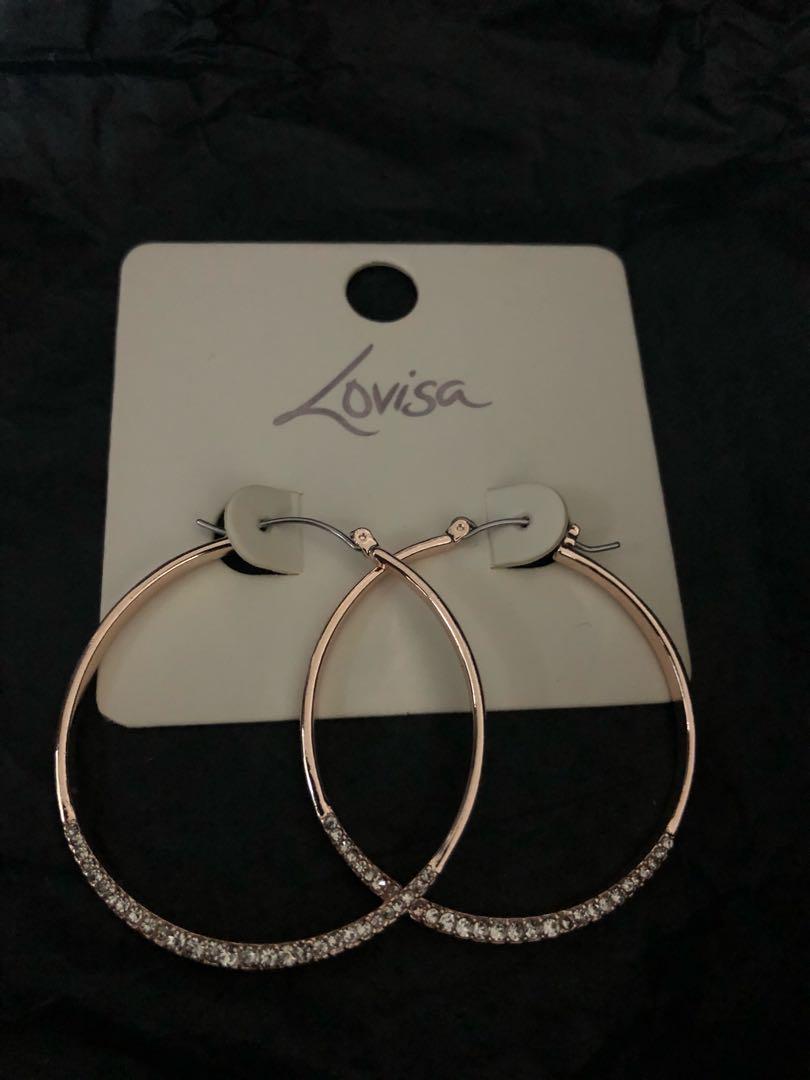 Lovisa Hoop Earrings, Women's Fashion 