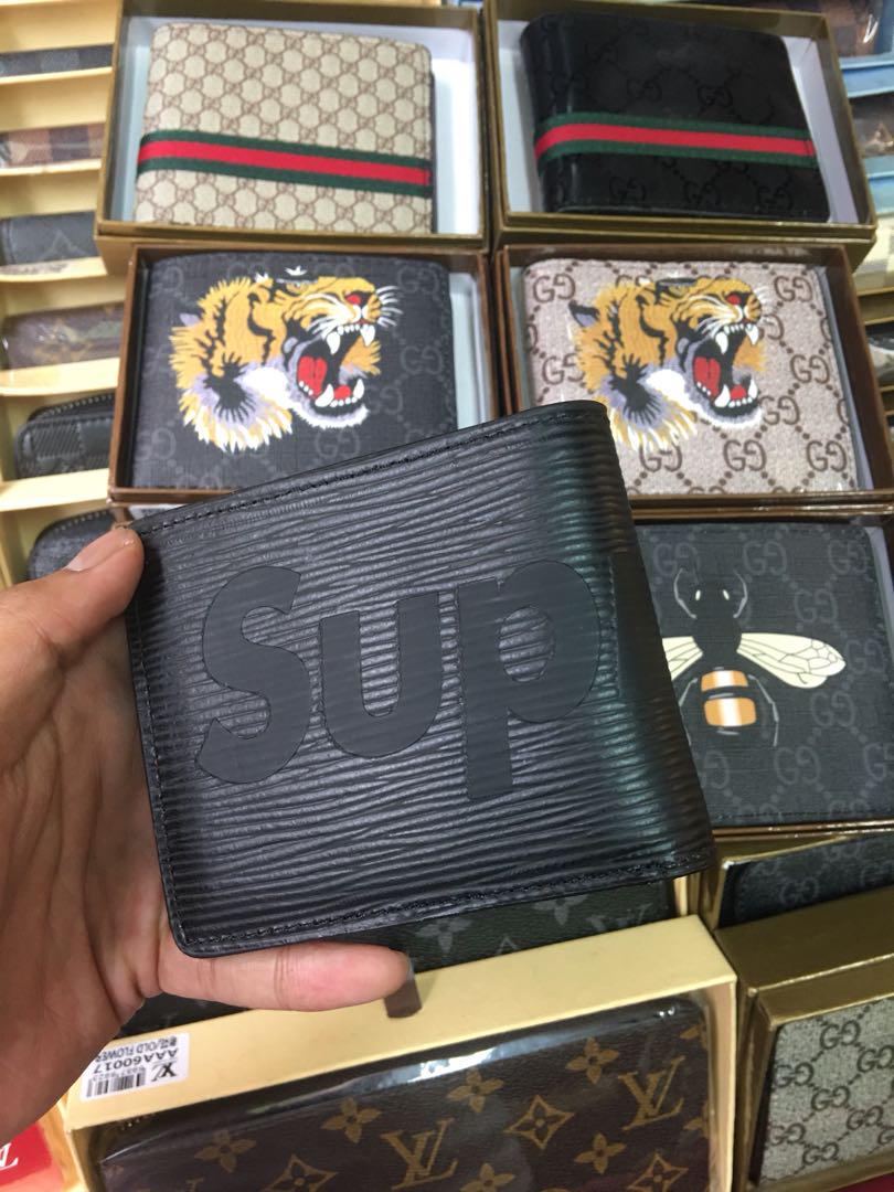 Supreme LV Wallet ( Replica ), Men's Fashion, Watches & Accessories,  Wallets & Card Holders on Carousell