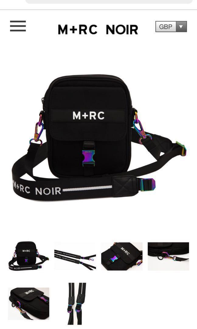 M+RC noir black rainbow bag ( ON HAND), Men's Fashion, Bags, Sling 