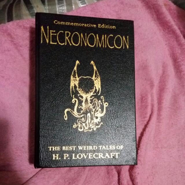 Necronomicon Best Weird Tales Of H P Lovecraft Commemorative Edition Hardbound Books Books On Carousell