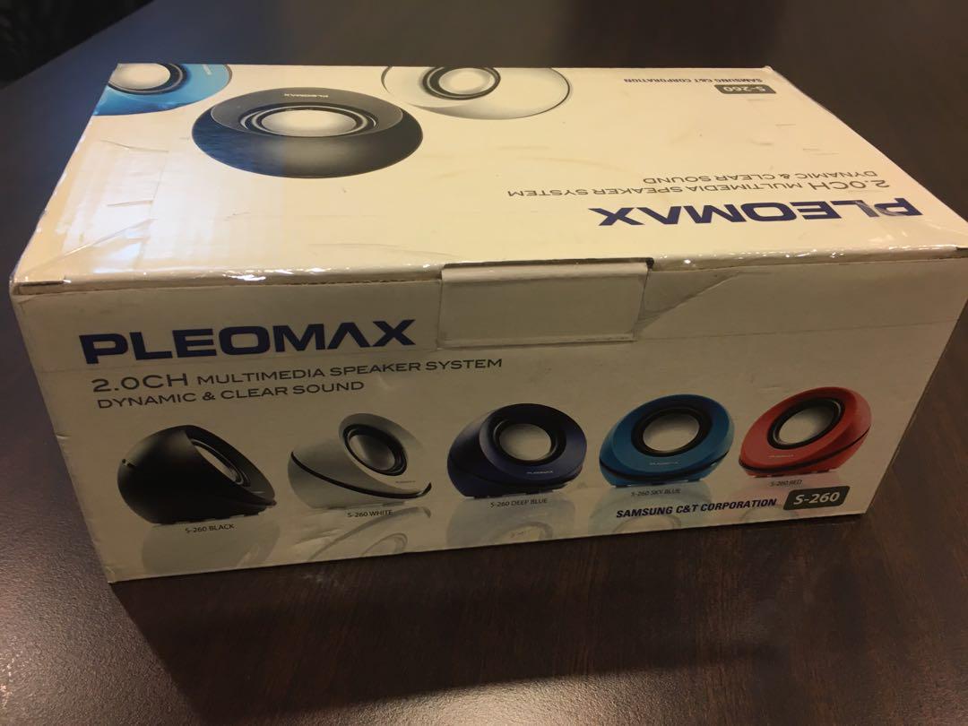 Pleomax 2.0 Ch Multimedia Speaker System, TV & Home Appliances, TV ...