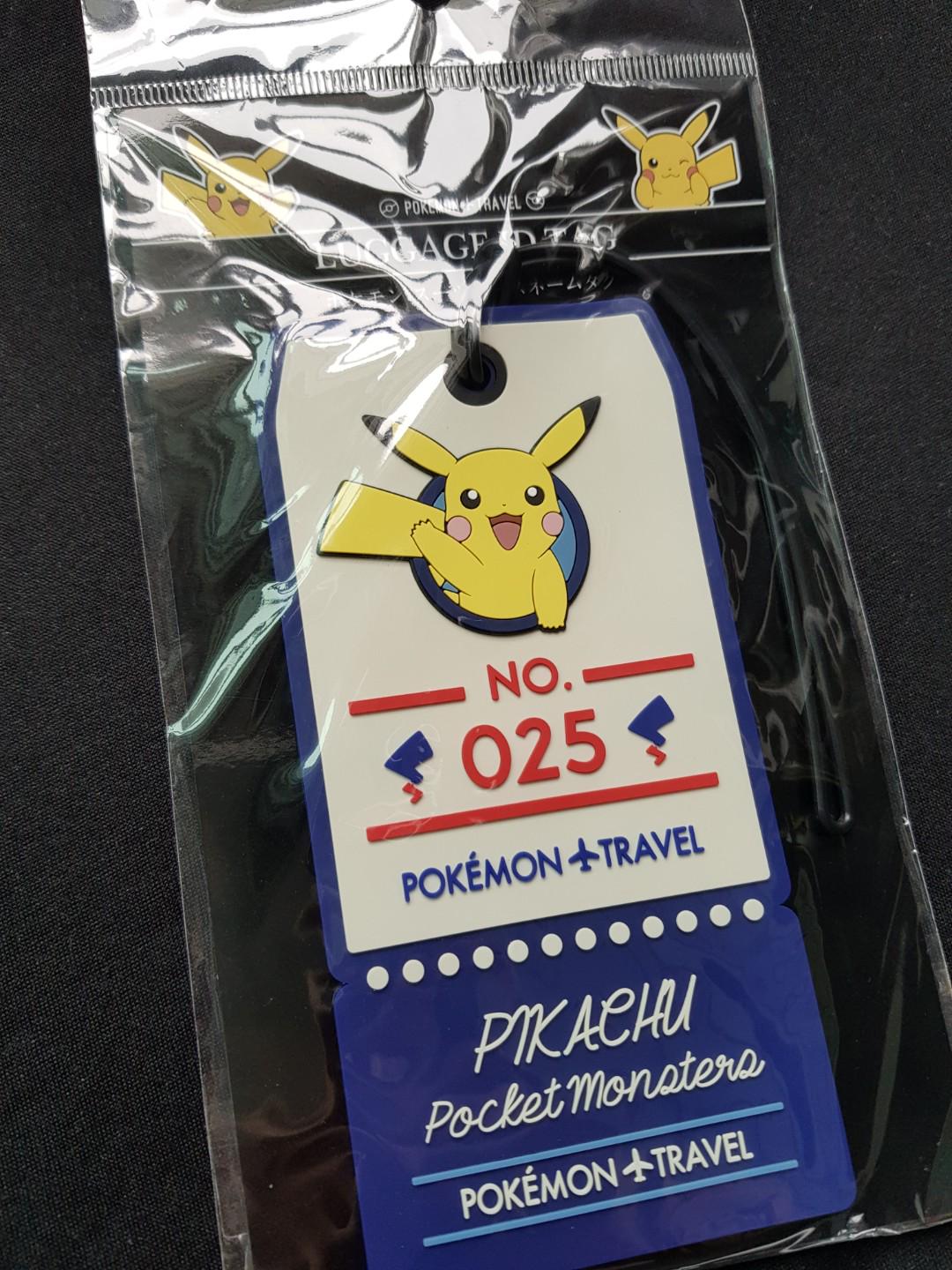 Pokemon luggage tag store