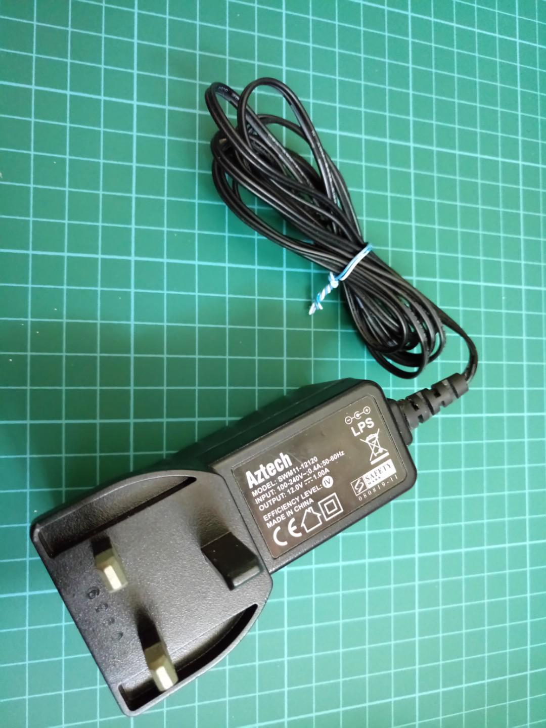 Power adaptor 12vdc 1A, Computers & Tech, Parts & Accessories, Cables