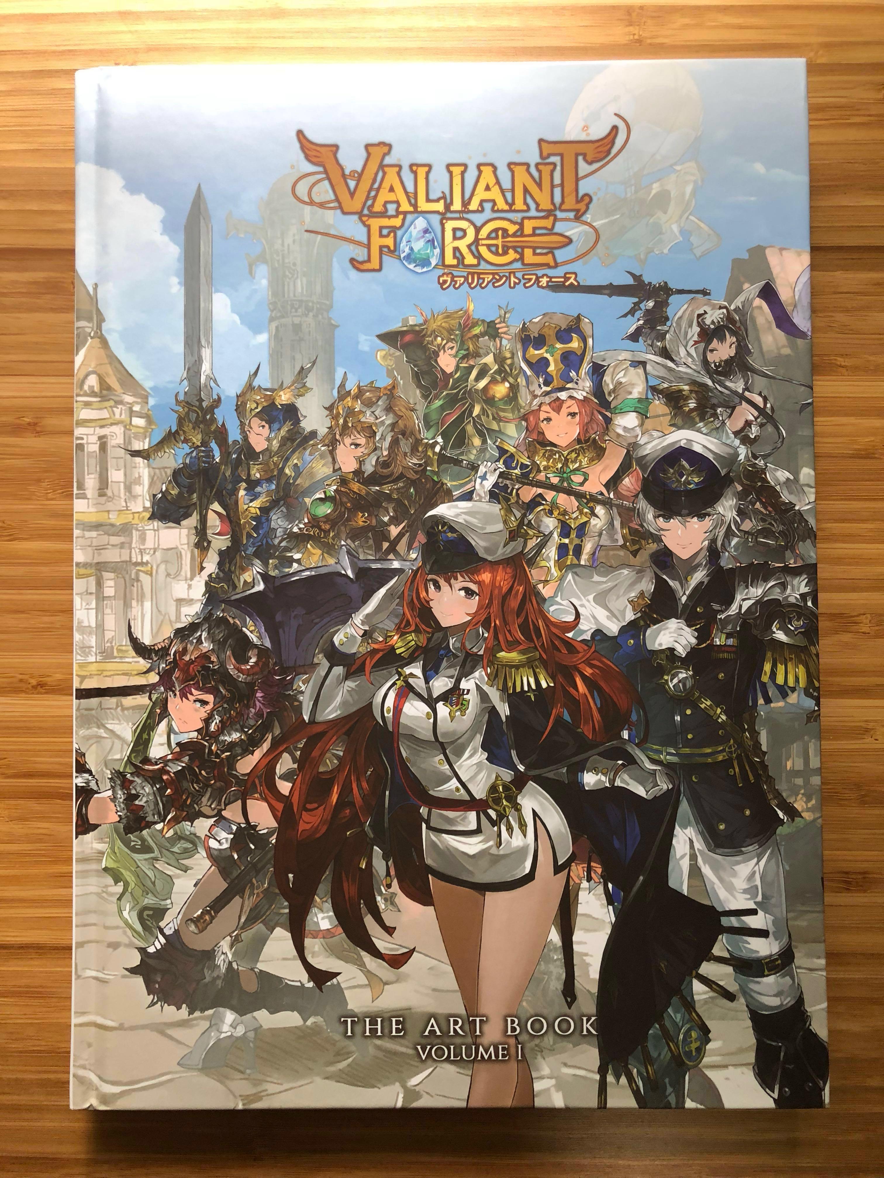 Rare Valiant Force Art Book Volume 1 Toys Games Video Gaming