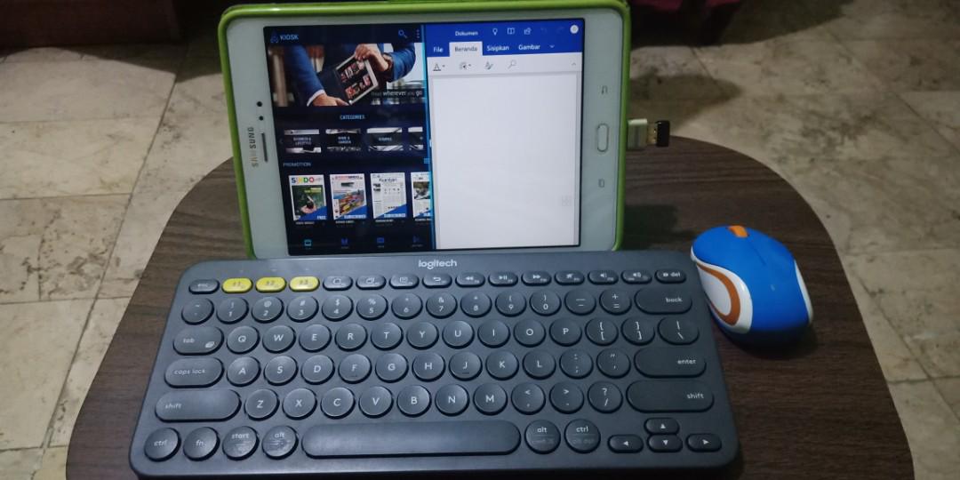 Samsung Galaxy Tab A With S Pen Paket Keyboard Dan Kartu Sd Telepon Seluler Tablet Tablet Di Carousell