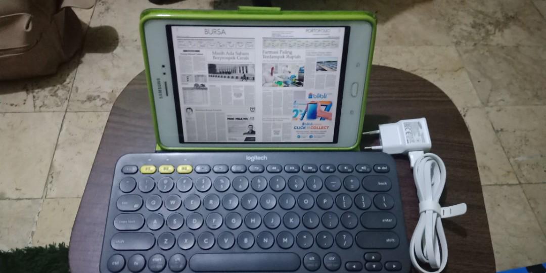 Samsung Galaxy Tab A With S Pen Paket Keyboard Dan Kartu Sd Telepon Seluler Tablet Tablet Di Carousell