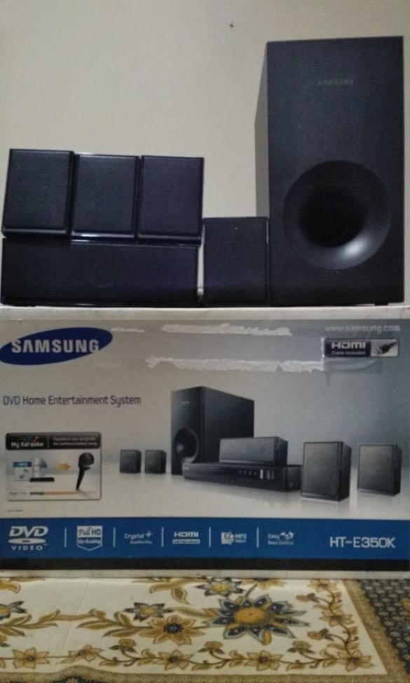 SAMSUNG HOME TEATER HTE350K, Elektronik, Audio di Carousell