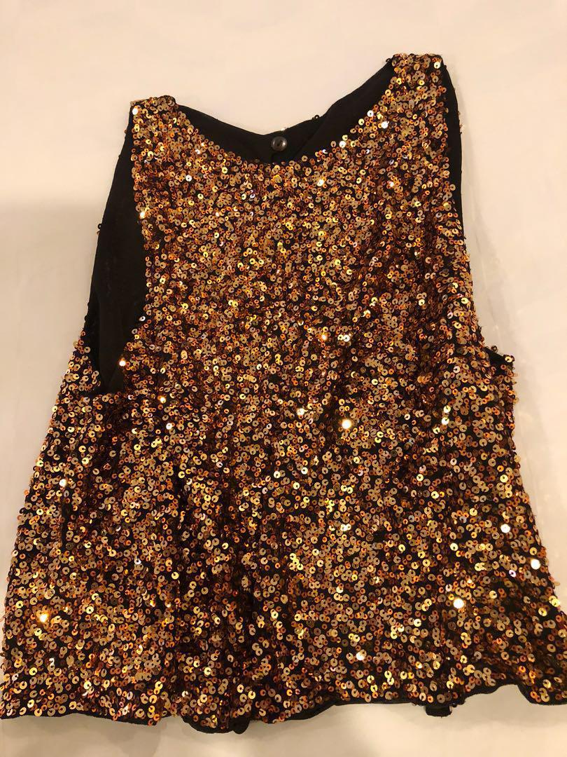 shimmering party tops