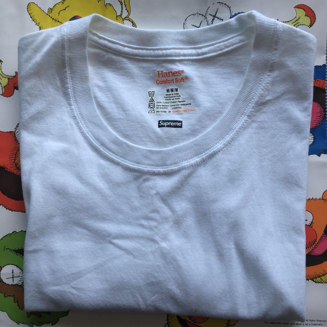 supreme hanes tee retail price