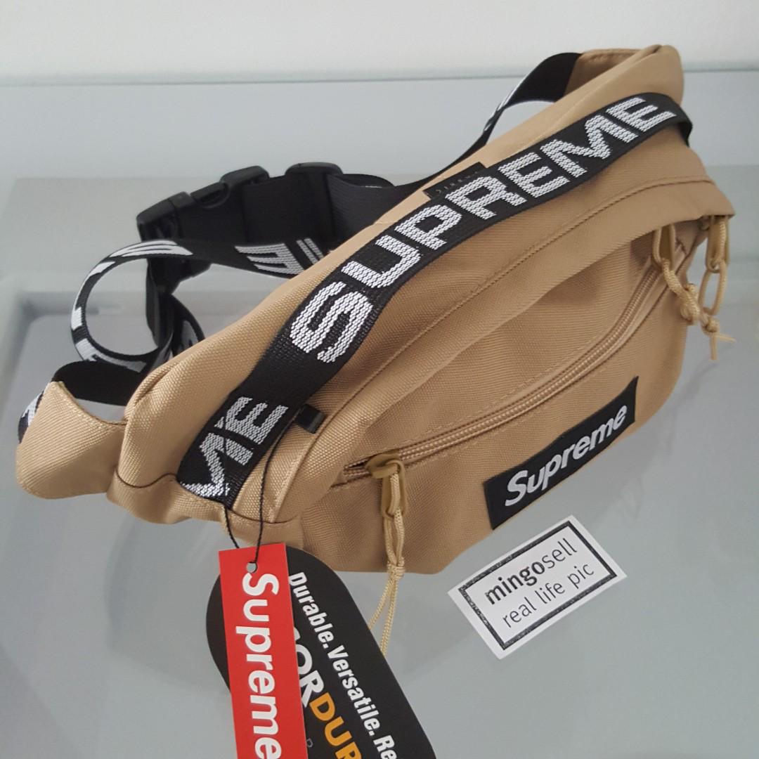 Supreme waist bag khaki hot sale