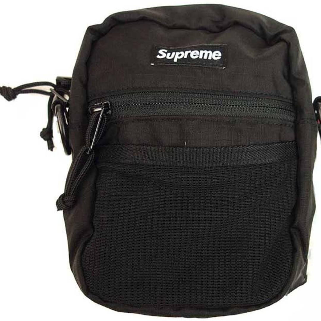 supreme small shoulder bag black