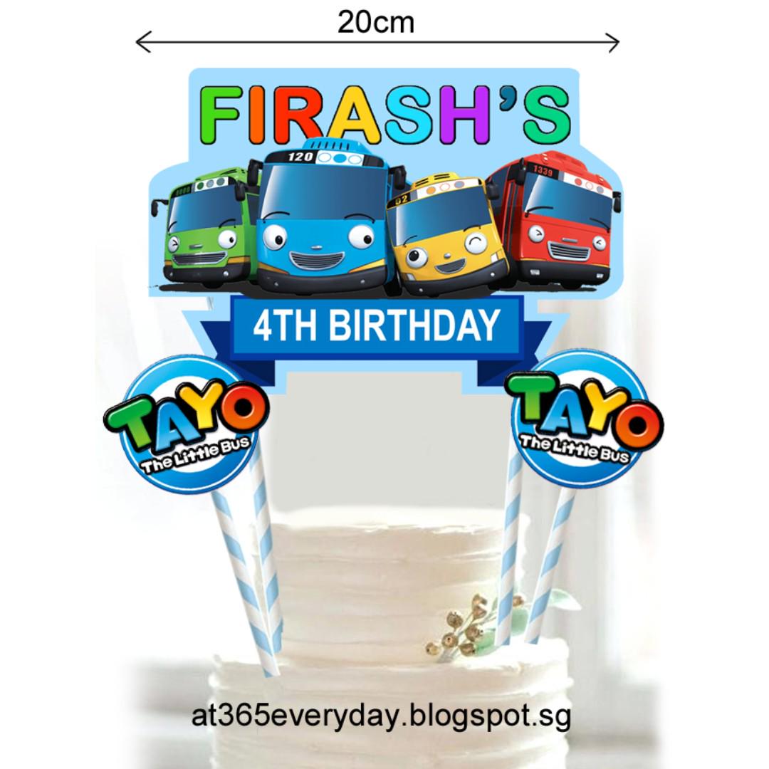 Tayo The Little Bus Cake Topper Decoration Dessert Table Cupcake Topper Toys Games Others On Carousell Terima pesanan dengan aman atau uang anda akan kami kembalikan. tayo the little bus cake topper decoration dessert table cupcake topper