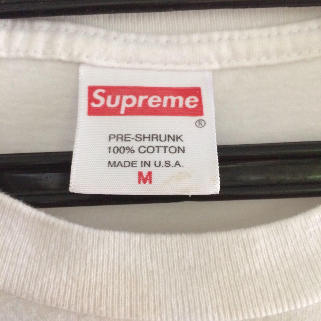 Tee/ kaos supreme nasty nas white bukan hoodie