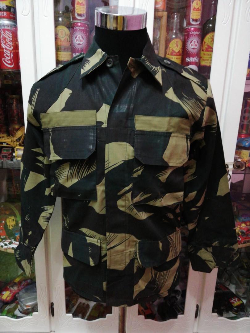 Vintage Nos 80 S Malaysian Army Camouflage Shirt Men S Fashion