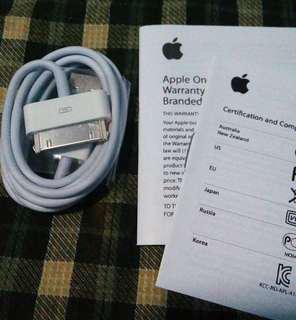 Original apple 30 pin charger for iphone 4s and Ipad 1 2 and 3 "Order now"
