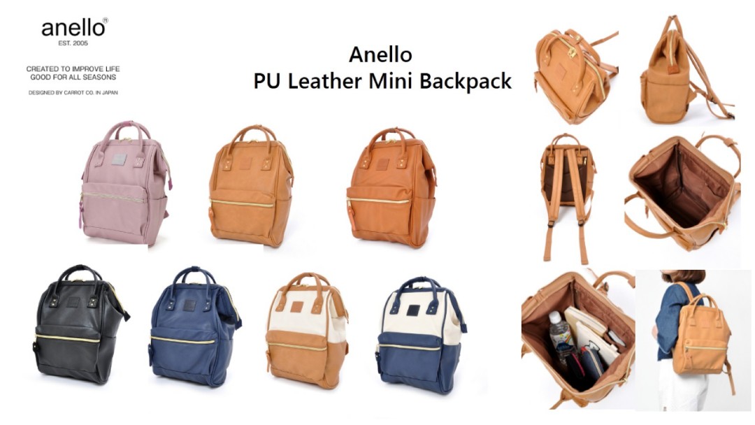 100 Original Anello Mini Leather Backpack from Japan Women s Fashion Bags Wallets Backpacks on Carousell