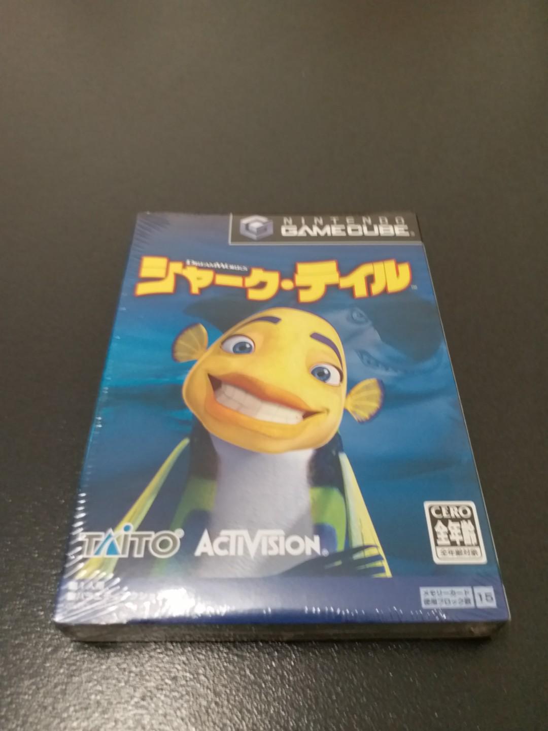 蝕本最後清貨絕版全新未開初日正版 超級任天堂super Nintendo Game Cube Gamecube Gc 紅白機動畫電影名作dreamworks Shark Tale 鯊膽大話王收藏品 遊戲機 遊戲機遊戲