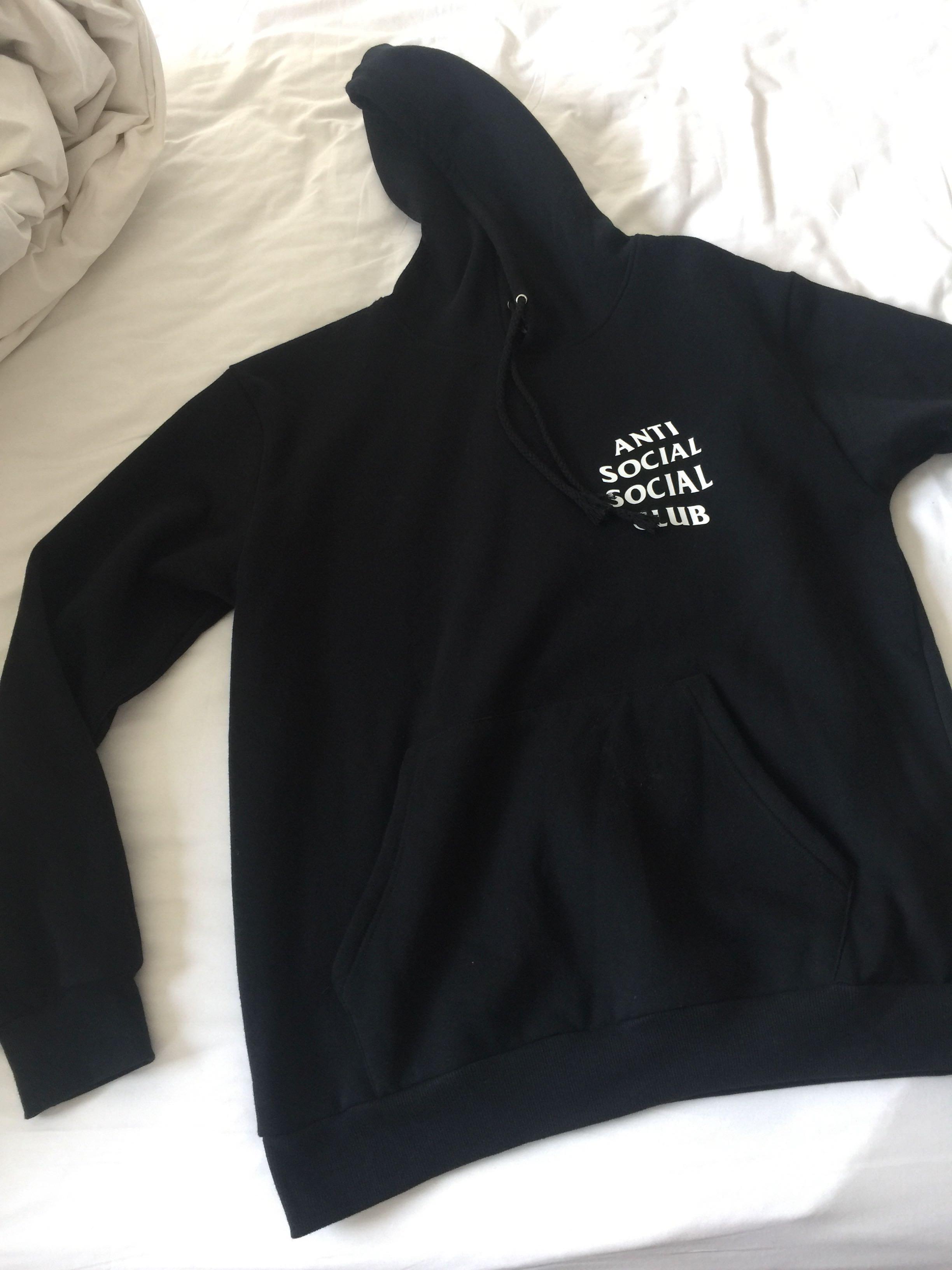 Anti social social outlet club korean hoodie