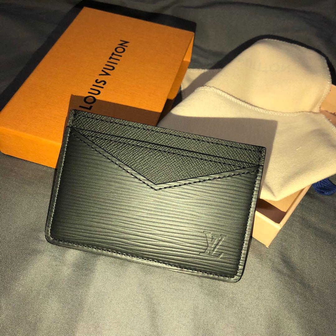 Louis Vuitton Neo card holder Epi leather M67210 Black