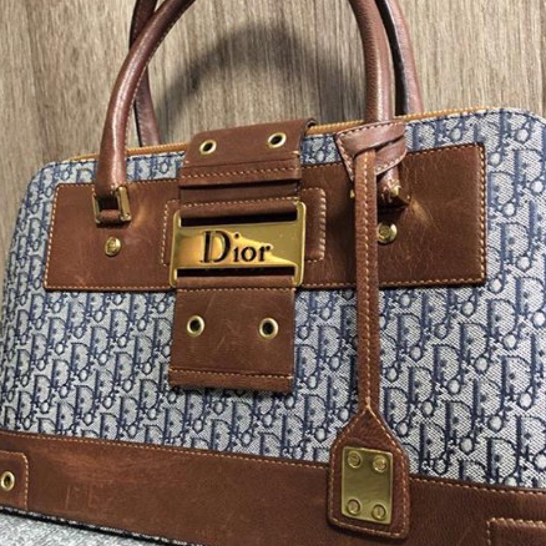 Authentic Vintage Christian Dior Tote Bag Luxury Bags Wallets Handbags On Carousell