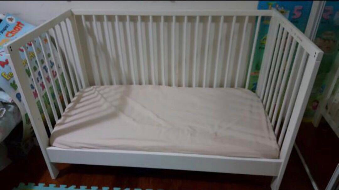 Baby Crib (IKEA), Babies & Kids, Baby Nursery & Kids Furniture, Cots