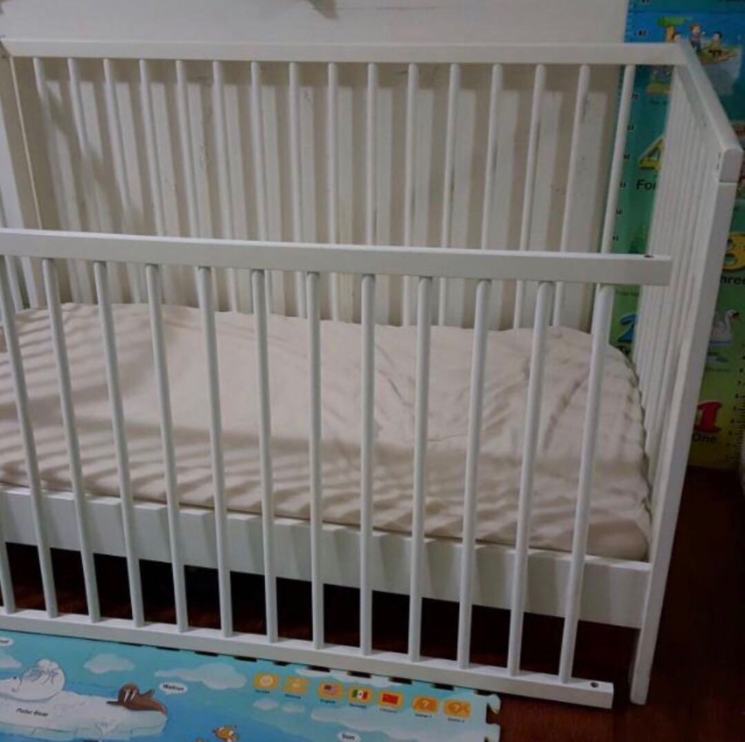 Baby Crib (IKEA), Babies & Kids, Baby Nursery & Kids Furniture, Cots