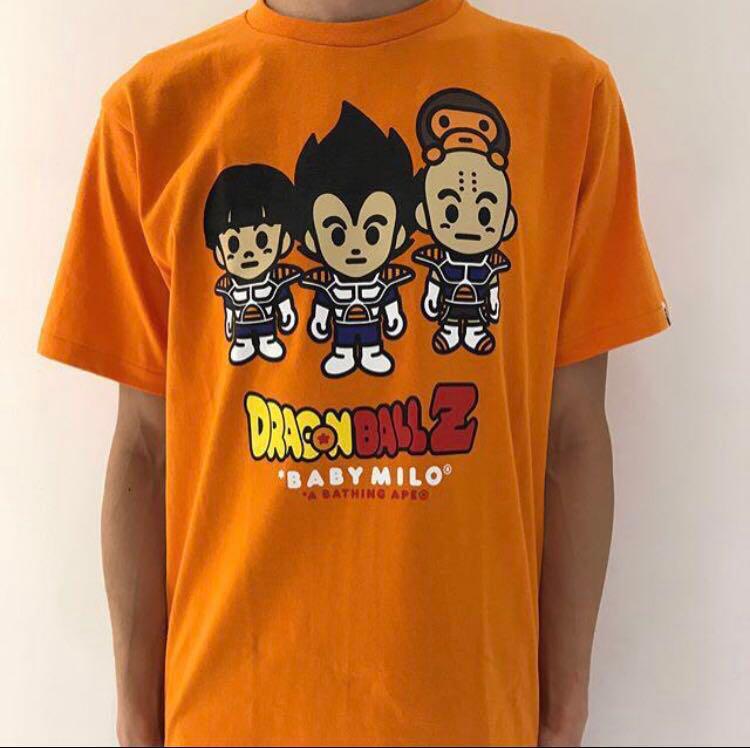 Bape X Dragonball Z Tee 3 Men S Fashion Clothes Tops On Carousell