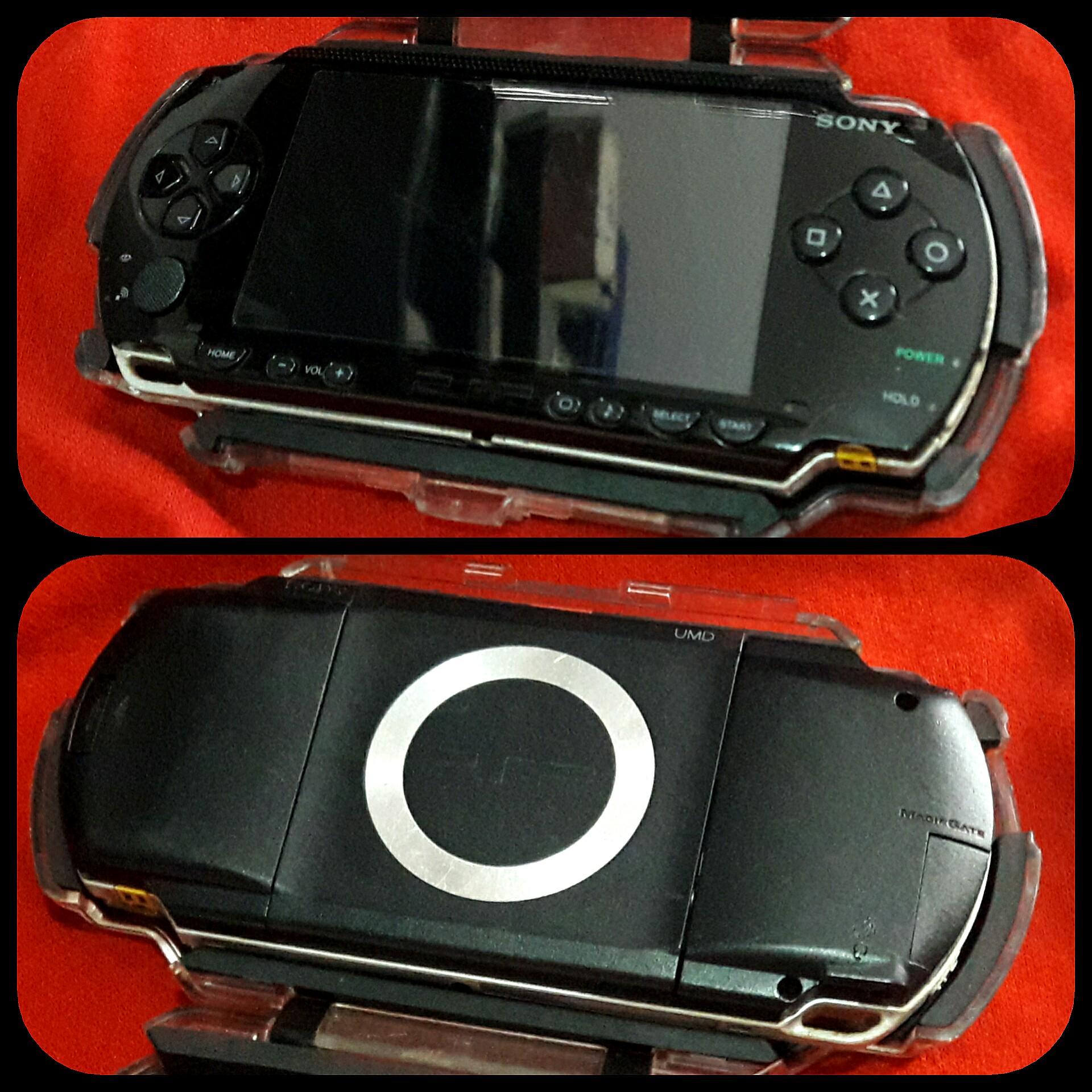 Black Psp 1000 Fat Phat 4gb V6 Downloadable Video Gaming Video Game Consoles Others On Carousell