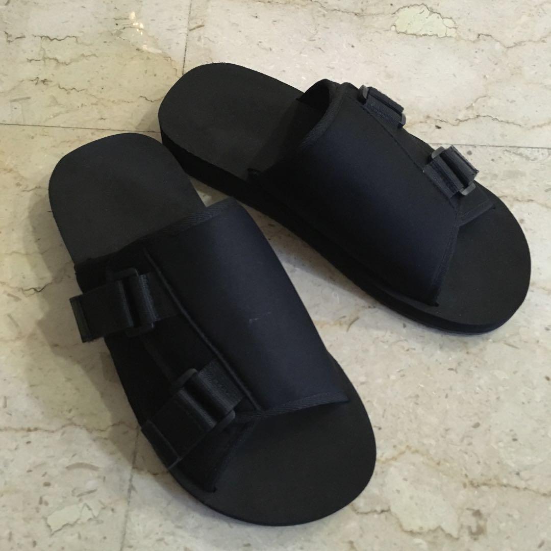 BNWT Minimalist black sandals 25cm US7 7.5 visvim christo suicoke mould Men s Fashion Footwear Flipflops and Slides on Carousell
