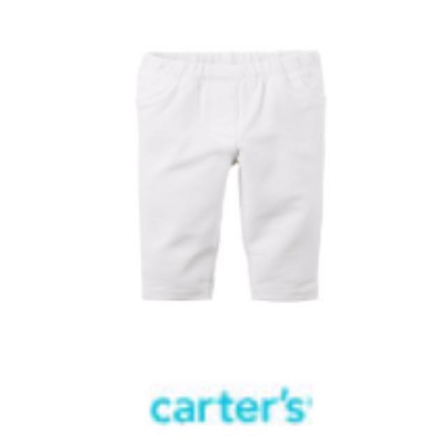 carter's white leggings