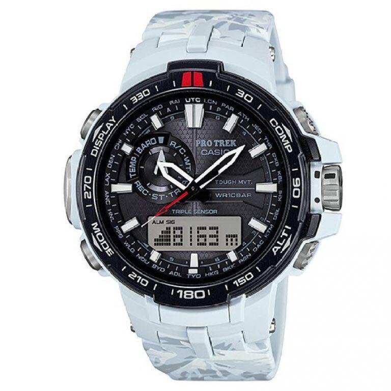 casio triple sensor solar watch
