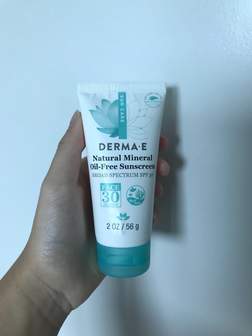 derma e oil free sunscreen