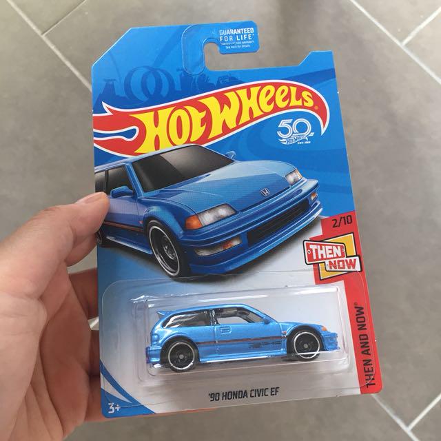 Diecast Hot Wheels Honda Civic EF Blue KMart exclusive, Hobbies & Toys, Toys & Games on Carousell
