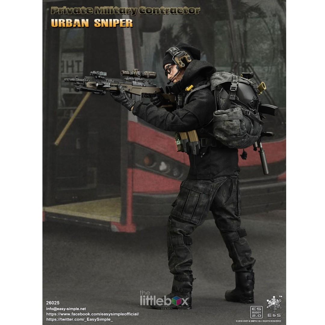 SALES ! STOCK EasyandSimple 1/6 Scale 26025 Private Military Contractor Urban Sniper EandS Easy Simple, Hobbies and Toys, Toys and Games on Carousell