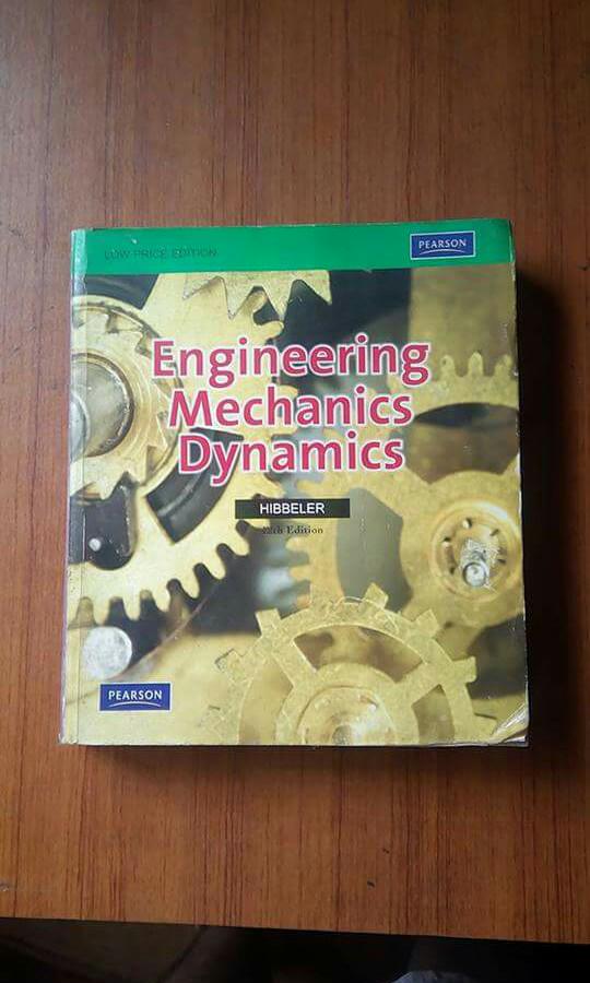 Engineering Mechanics Dynamics 12th Ed Hibbeler (Category: Textbooks) located in Quezon City. Submitted by mijoboma (Listing ID 181379498, Image 1). Description: Mechanical engineering, dynamics, physics, statics, mathematics, mechanics In good condition siya, mga bes. Halos di nagamit. Walang sulat, punit, highlights.