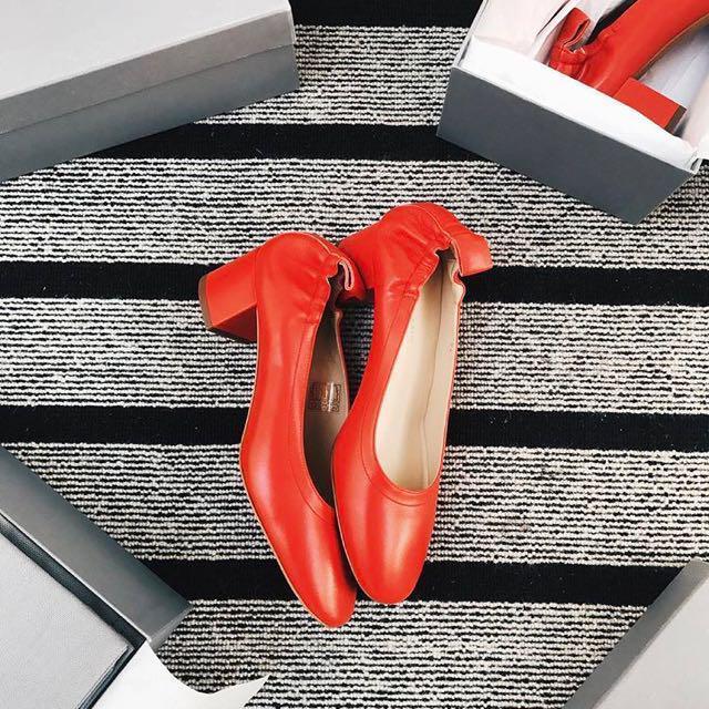 Everlane red heels online