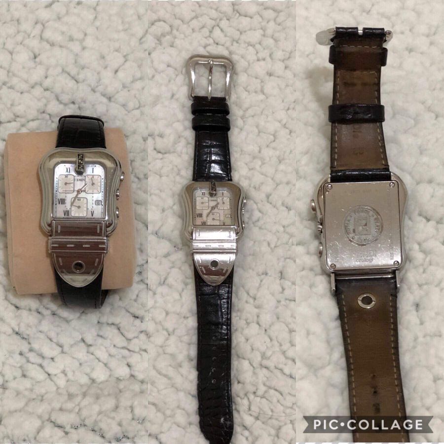 fendi leather watch