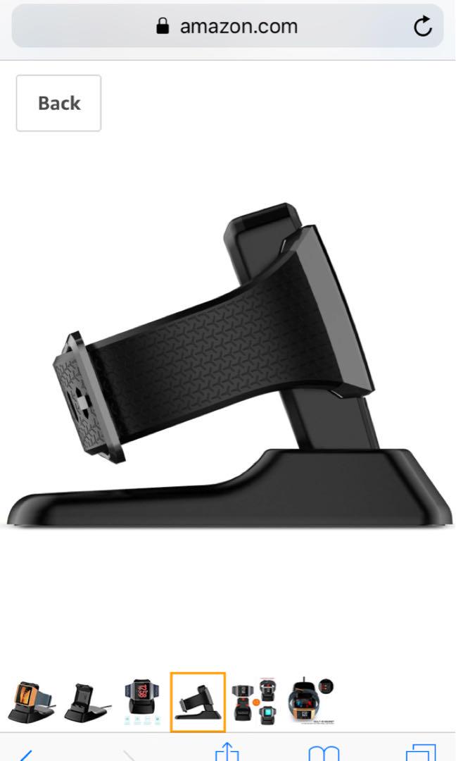Fitbit Ionic Charger XMS471 Myriann Charging Stand Accessories Charging Dock Station Cradle Holder for Fitbit Ionic Smart Watch Black Mobile Phones Gadgets Wearables Smart Watches on Carousell