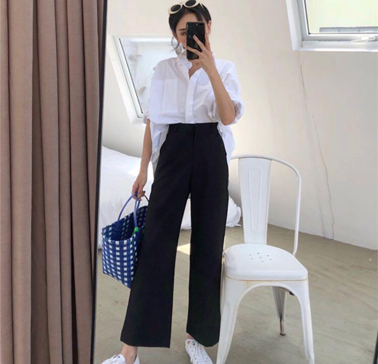 Formal black bell bottom pants, Women's Fashion, Bottoms, Other Bottoms on  Carousell