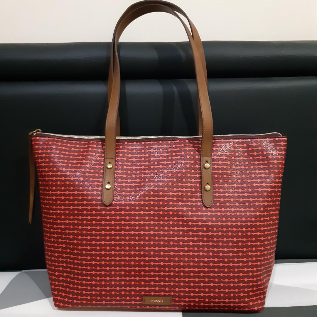 Fossil Jayda Tote Original Olshop Fashion Olshop Wanita di Carousell