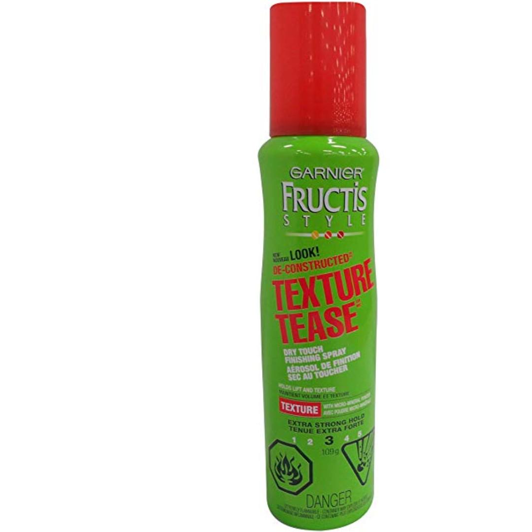 Garnier Fructis Texture Tease Dry Touch Finishing Spray Volumizing Health Beauty Hair Care On Carousell